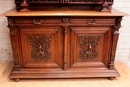 Renaissance style Cabinet in Walnut, France 19th century