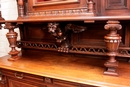 Renaissance style Cabinet in Walnut, France 19th century