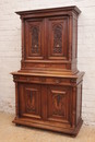 Renaissance style Cabinet in Walnut, France 19th century