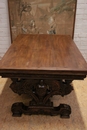 Renaissance style Table in Walnut, France 19th century