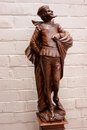 style Statue in Walnut, France 19th century