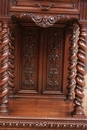 Louis XIII style Cabinet in Walnut, France 19th century