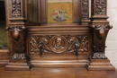 Renaissance style Cabinet in Walnut, France 19th century